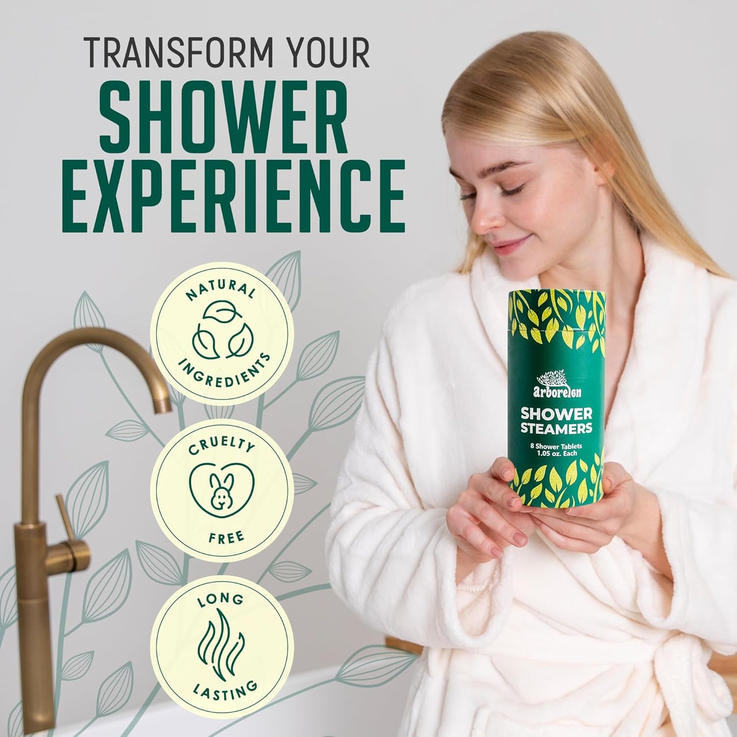 Shower Steamer-Shower Steamers Aromatherapy-Eucalyptus Shower Steamer-Organic Shower Steamers- Relaxation Gifts for Women-Gifts for Mothers
