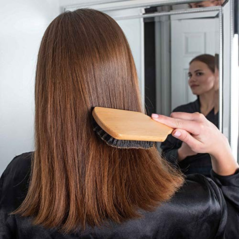 Grannaturals Boar Bristle Smoothing Hair Brush for Women and Men - Medium/Soft