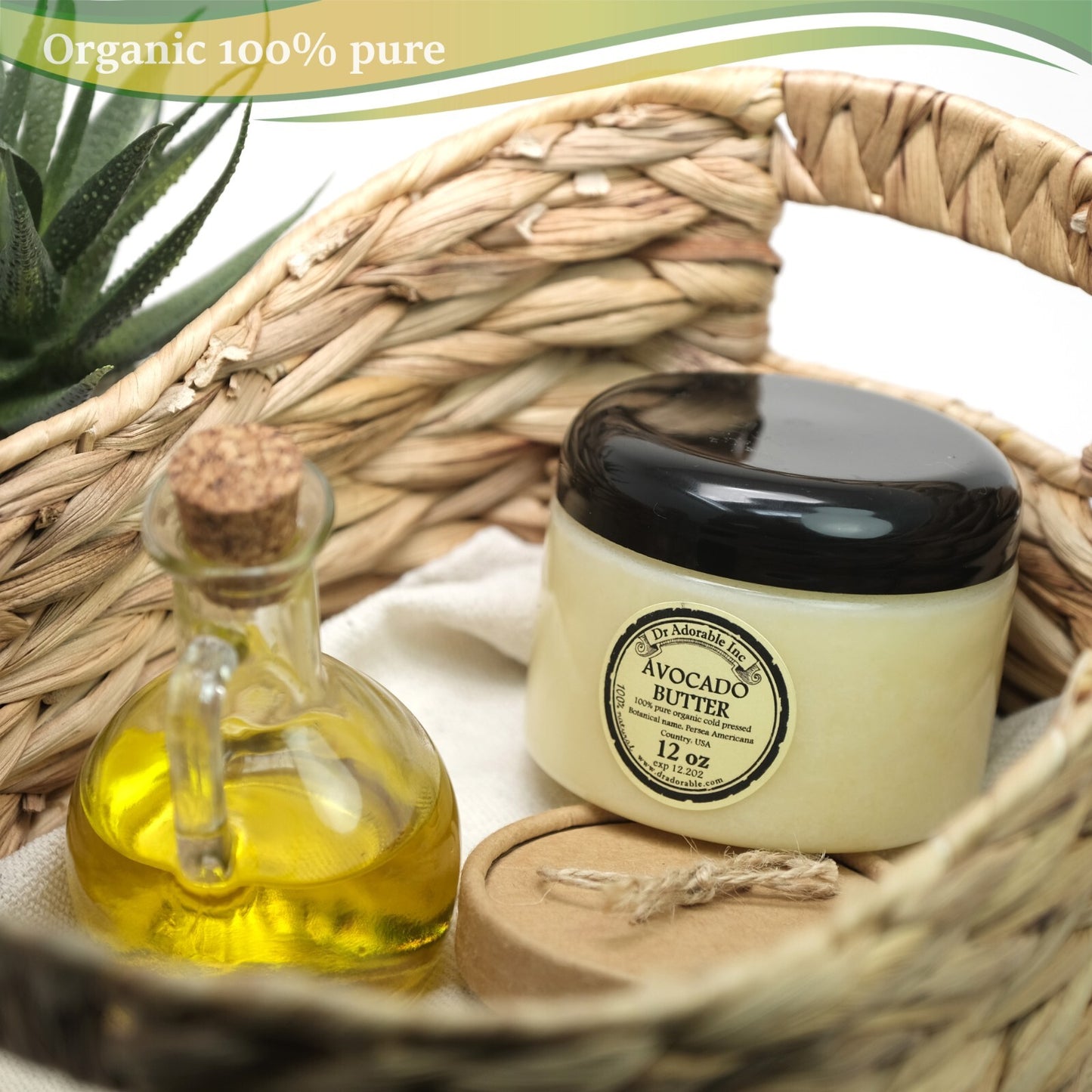 AVOCADO BUTTER ORGANIC 100% NATURAL -Moistorizing Butter-
