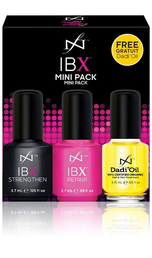 IBX Duo Mini Nail Treatment Repair Strengthen Organic Cuticle Oil 1 Fl Oz