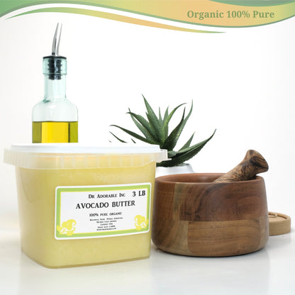 AVOCADO BUTTER ORGANIC 100% NATURAL -Moistorizing Butter-
