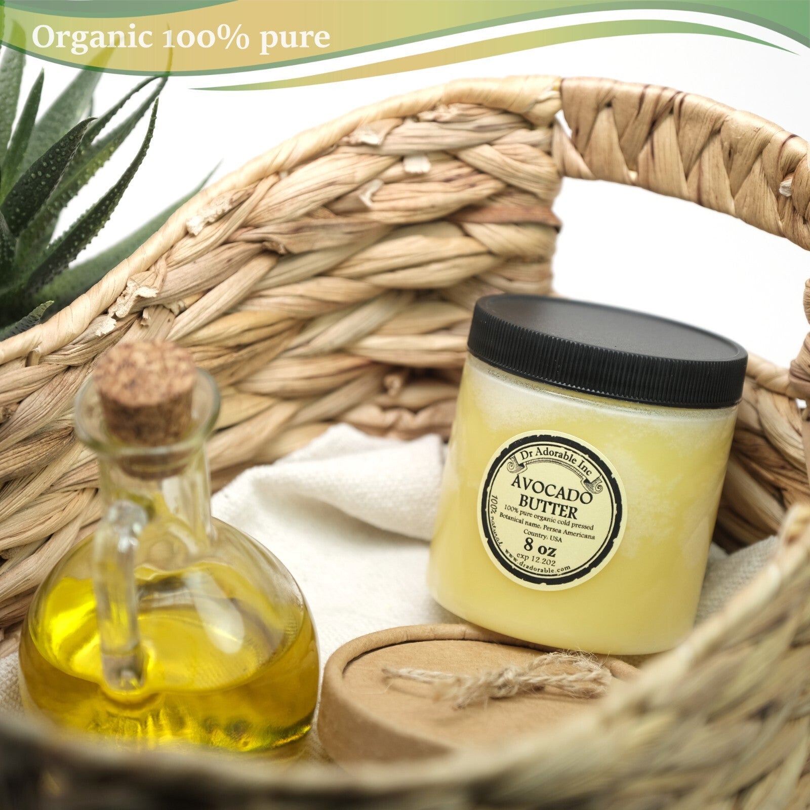 AVOCADO BUTTER ORGANIC 100% NATURAL -Moistorizing Butter-