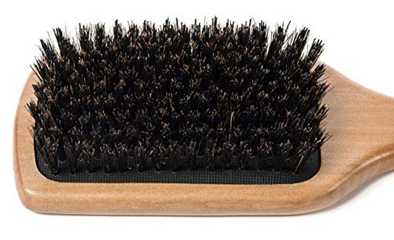 Grannaturals Boar Bristle Smoothing Hair Brush for Women and Men - Medium/Soft