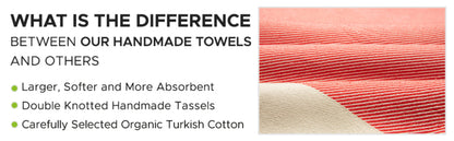 Mykonos 2-Pack Turkish Cotton Hand Towels – Light Gray, 40X19 In, Soft Absorbent Decorative Bathroom Towel Set